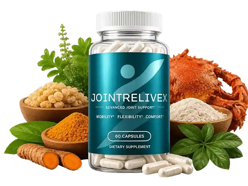 JointReliveX Advanced Joint Support 8 Ingredients 60 Capsules Dietary Supplement